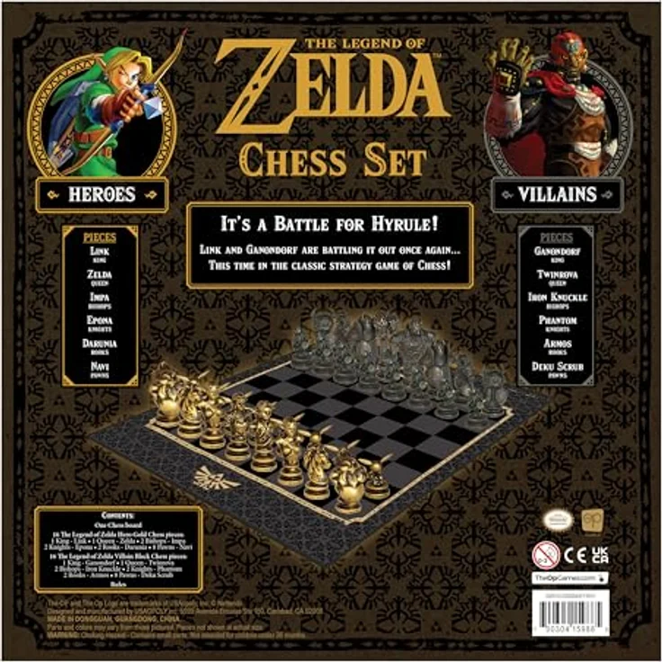 USA-OPOLY The Legend of Zelda: Schachset mit Helden- und Bösewicht-Charakteren aus dem Zelda-Universum – Bild 10