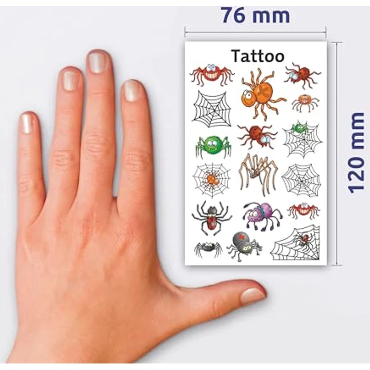 Tattoos Sticker Spinnen – Bild 4