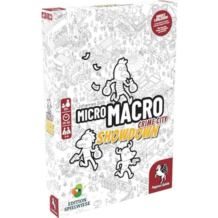 Pegasus Spiele 59064G MicroMacro: Crime City 4 – Showdown (Edition Spielwiese) – Bild 1