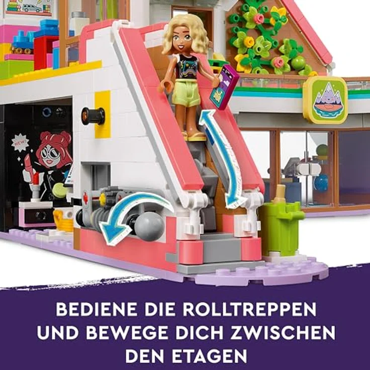LEGO Friends Heartlake City Kaufhaus, Puppenhaus-Spielzeug für Mädchen und Jungen, Set mit Figuren, fördert die sozial-emotionale Entwicklung, Geschenk für Kinder ab 8 Jahren 42604 – Bild 5