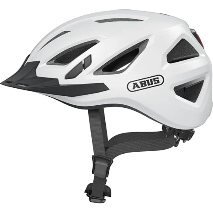 Abus Urban I 3. 0 Fahrradhelm - Polarweiß 52 - 58 cm – Bild 2