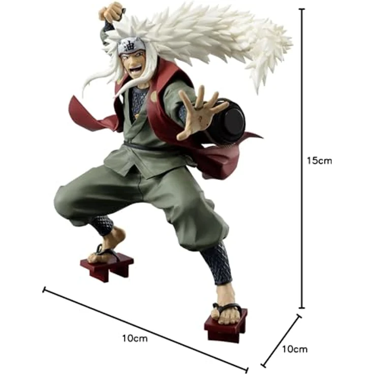 Banpresto Jiraiya Naruto-Statue 15 cm, Ideales Geschenk und Party-Dekoration, Herausragendes Design – Bild 3