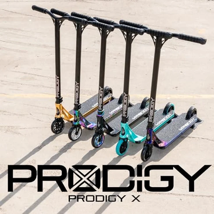 Blunt Prodigy X Complete Scooter, Gold mit hochwertigen Profi-Level-Teilen – Bild 5