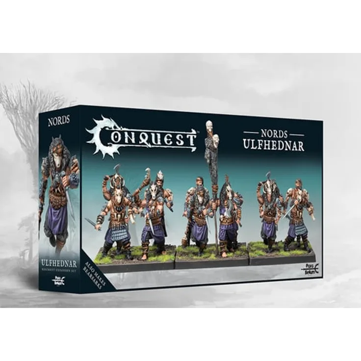 Para Bellum Wargames Nords: Ulfhednar, Ritual Warriors in frenzied state, Medium Regiment, barbarian figures
