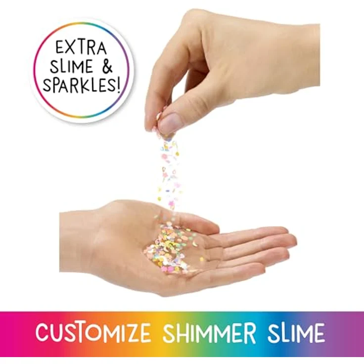 Rainbow High Anziehpuppe Rainbow Shimmers, Fashion Doll Bella mit durchsichtigen Beinen und Glitzer-Schleim, pink – Bild 3
