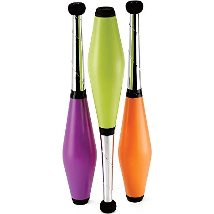 Eureka-Acrobat 52475064 - Jonglierkeulen Junior, Outdoor Spielgerät, 32 cm, 3 Stück – Bild 2