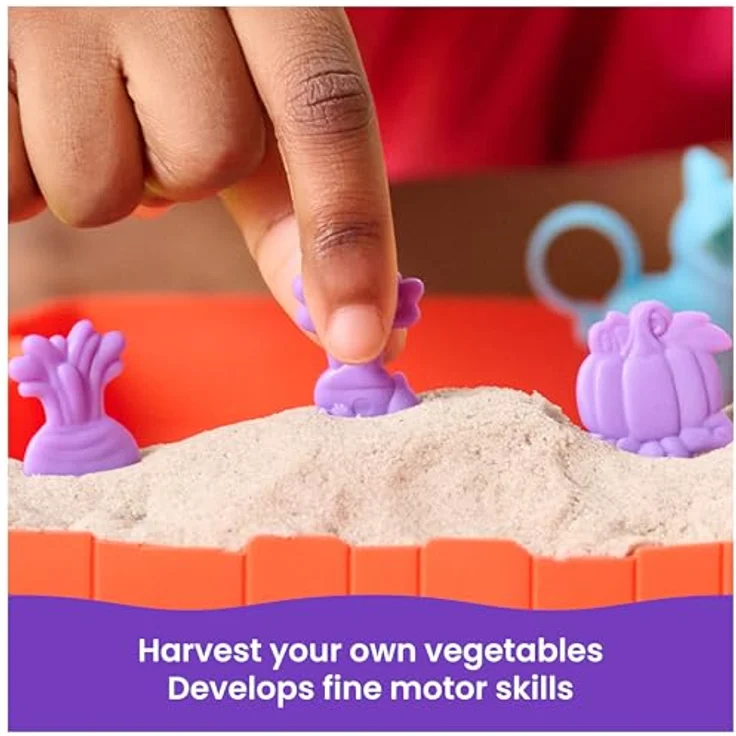 Spin Master Kinetic Sand - Sandy Farm Set, kreativer Bastelsand für spielerische Feinmotorik und handwerkliche Fähigkeiten – Bild 3