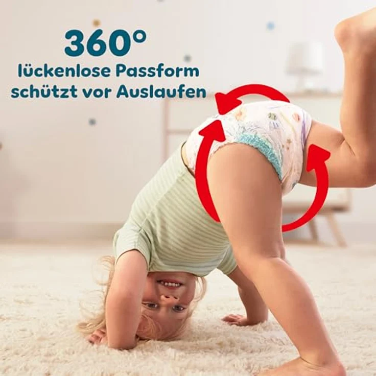 Pampers Baby-Dry Windeln Pants Größe 6, 14kg-19kg, 138 Stück, 360° Fit gegen Auslaufen – Bild 6