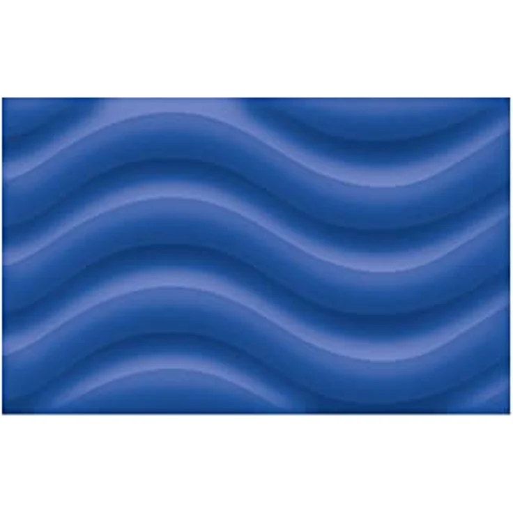 itenga Schultüten Rohling aus 3D-Colorwellpappe, 68 cm hoch, 6-eckig, blau – Bild 2