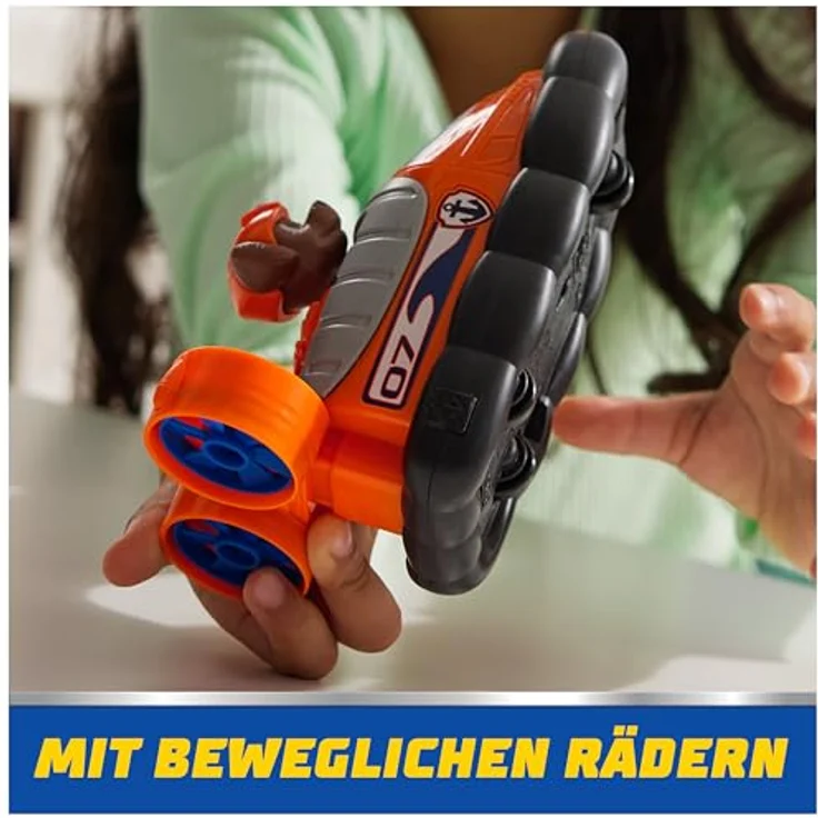 Spin Master PAW Patrol Spielzeug-Auto Zuma, Luftkissenboot aus recyceltem Material mit enthaltenem 7 cm Figur – Bild 7