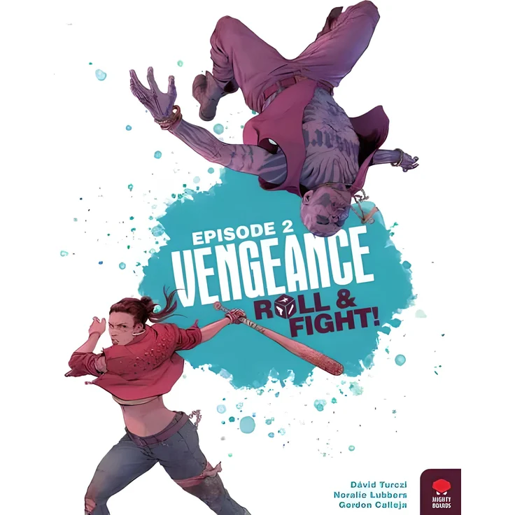 Mighty Boards Vengeance: Roll Fight Episode 2 – Actionreiches Echtzeitspiel für 1-4 Spieler, mit Würfeln und Roll-and-Write-Mechanik