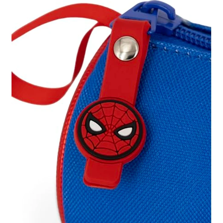 Clondo Schlampermäppchen Spiderman, praktisches Faulenzer-Format, 21x8 cm, robustes 600D Polyester, offizielles Lizenzprodukt – Bild 3
