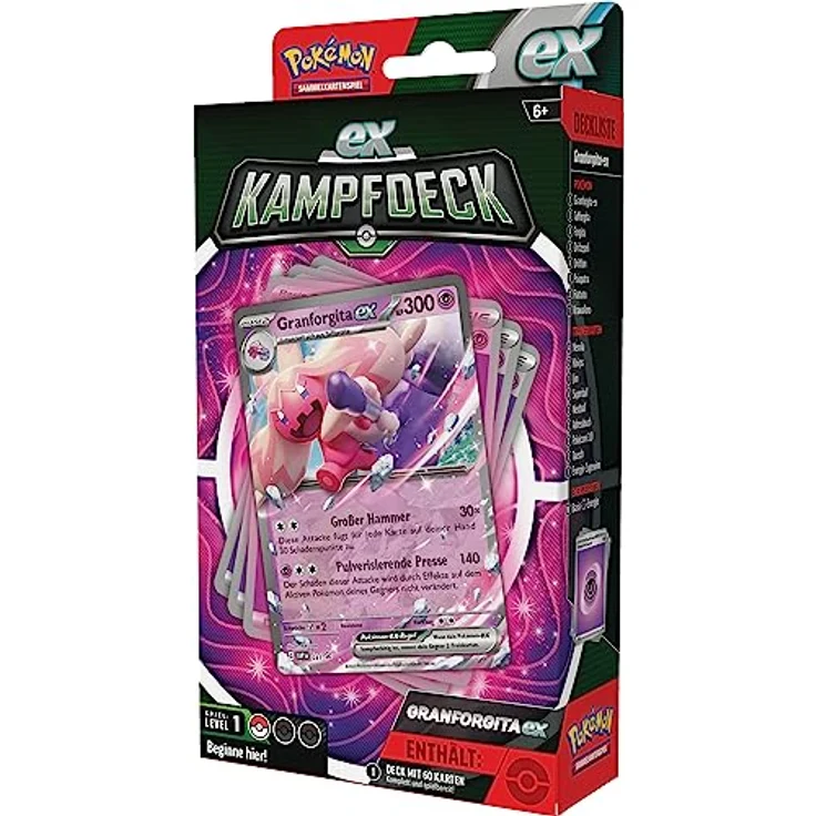 Pokémon Granforgita-ex, sofort spielbares Deck mit 60 Karten, inkl. Regelheft und Online-Code – Bild 4