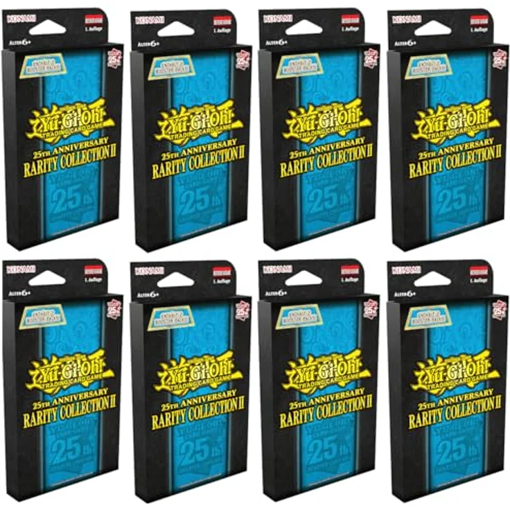 Yu-Gi-Oh! TRADING CARD GAME 25th Anniversary Rarity Collection II Tuckbox Display – 1. Auflage – Deutsche Ausgabe, Mehrfarbig - Mit doppelt so vielen Ultra- und Secret Rares pro Packung – Bild 1