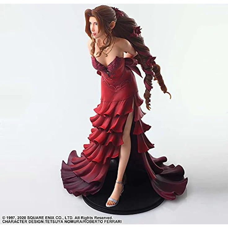 SQUARE ENIX FINAL Fantasy VII – Remake Static Arts Aerith Gainsborough Kleid, detailreiche Sammelfigur – Bild 3