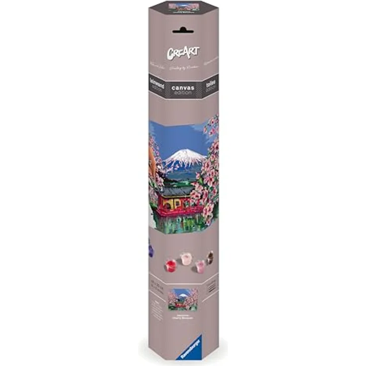 Ravensburger CreArt 23914 - Japanese Cherry Blossom - Malen nach Zahlen für Erwachsene und Kinder ab 14 Jahren - Leinwandmalerei – Bild 4