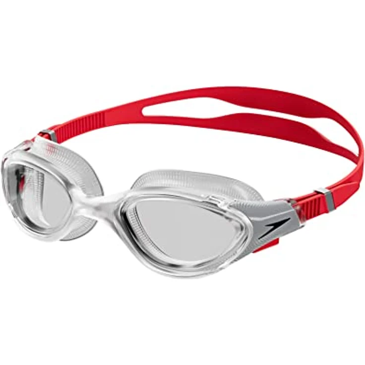 Speedo Unisex Erwachsene Biofuse 2.0 Schwimmbrille, Rot, Einheitsgröße – Bild 1