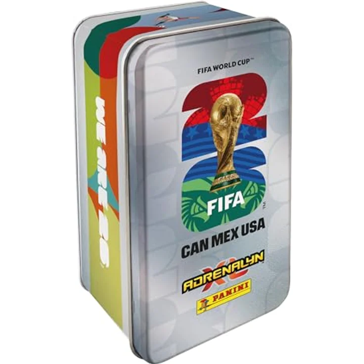 Panini FIFA 365 Adrenalyn XL 2025 Trading Cards Classic Tin, 10 Packs mit je 6 Karten und 3 Limited Edition Karten, internationale Version – Bild 2