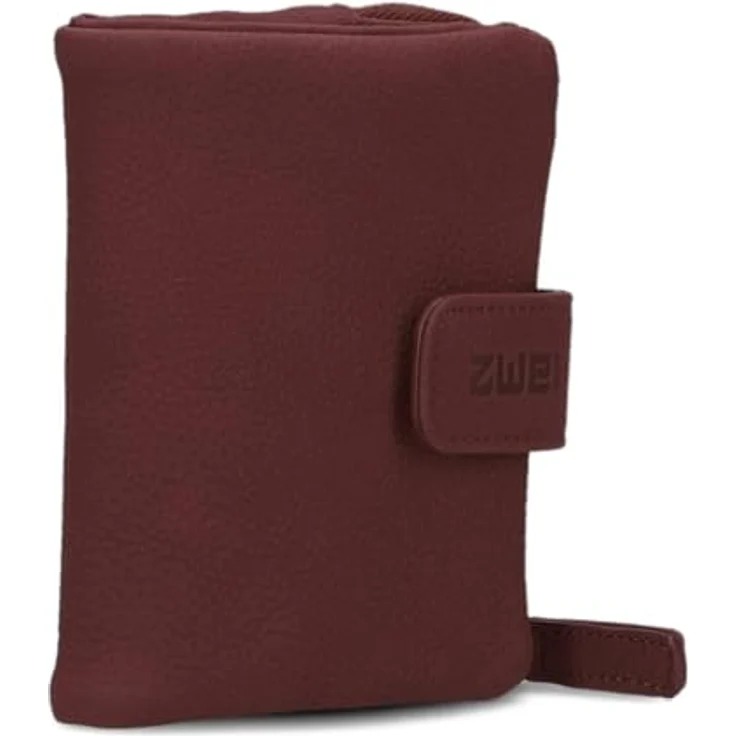 Zwei Mademoiselle MW5, Geldbörse 6cc 13 cm mit rubinrotem Design und Reißverschlussmünzfach – Bild 1