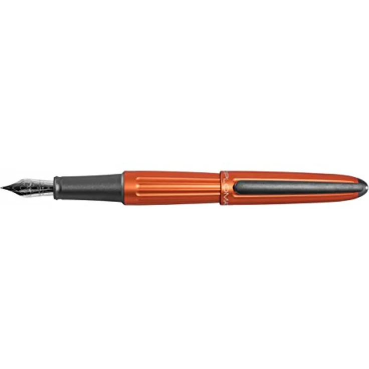 DIPLOMAT Füllhalter Aero orange, Edelstahlfeder, MADE IN GERMANY, Tintenkonverter inklusive – Bild 2