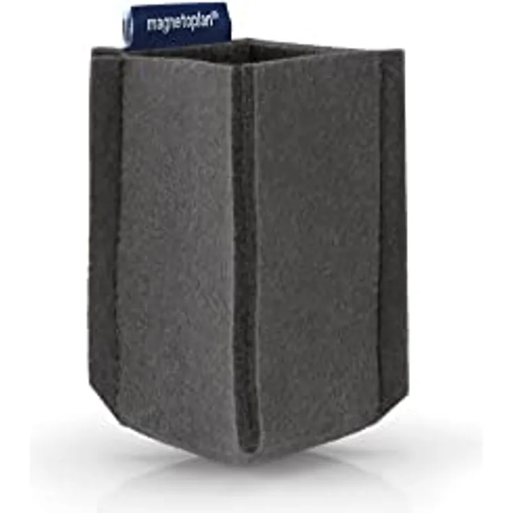 magnetoTray Stifteköcher small, 6x10x6 (BxHxT), magnethaftend, grau