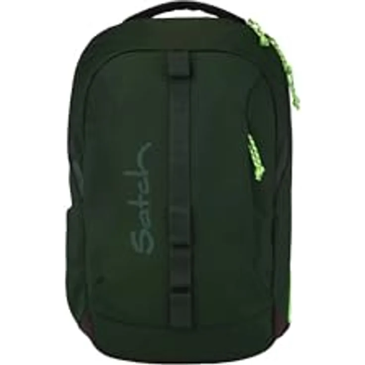 Satch con:next Schulrucksack, ergonomisch, wasserdicht, leicht, mit Laptopfach und Heftebox, Urban Green - Grün – Bild 1