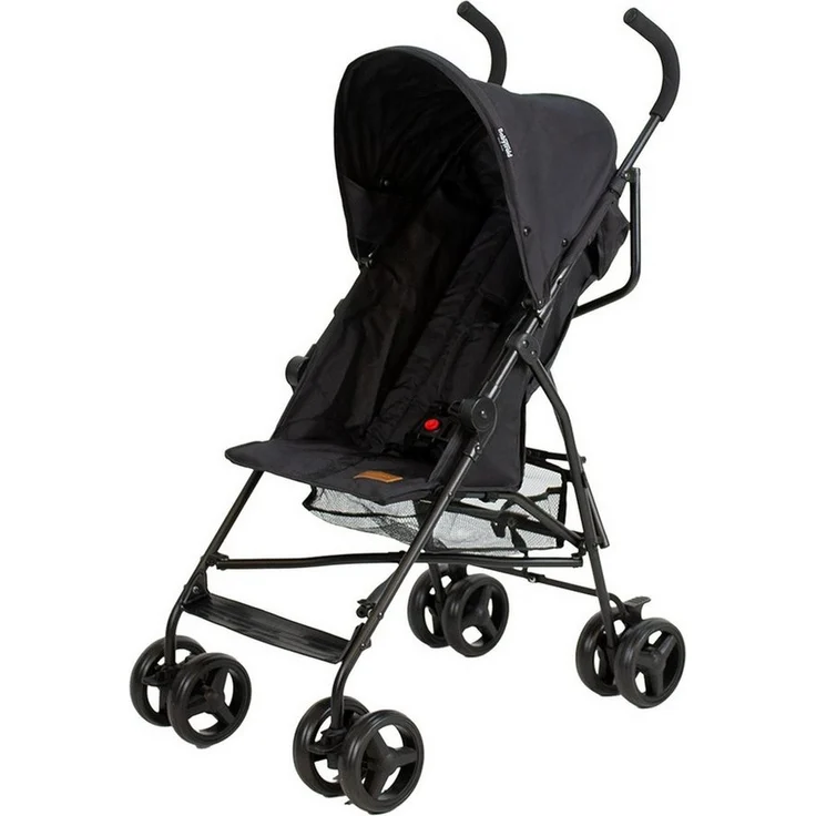 Babytrold Kinder-Buggy Jet Olive, kompakter Schirmbuggy mit 5-Punkt-Gurt, verstellbarer Rückenlehne und schwenkbaren Vorderrädern, leicht und platzsparend