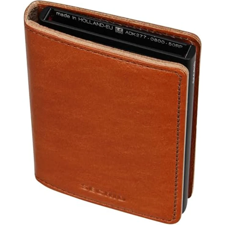 Secrid Geldbörse Premium Slimwallet Basco Cognac One Size – Bild 5