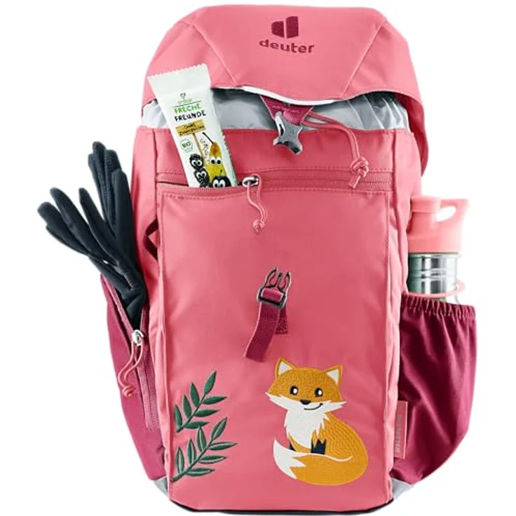 Deuter Waldfuchs 14, Kindergartenrucksack für Waldkindergärten, rosa, robuster Rucksack mit Platz für Trinkflasche und Snacks – Bild 6