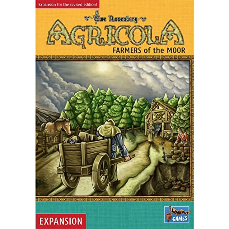 Lookout Agricola Farmers of the Moor Revised Edition, Erweiterung für Strategie-Brettspiel mit neuen Pferden und 150 Karten, für 1-4 Spieler, ab 12 Jahren, 90 Minuten Spielzeit – Bild 2