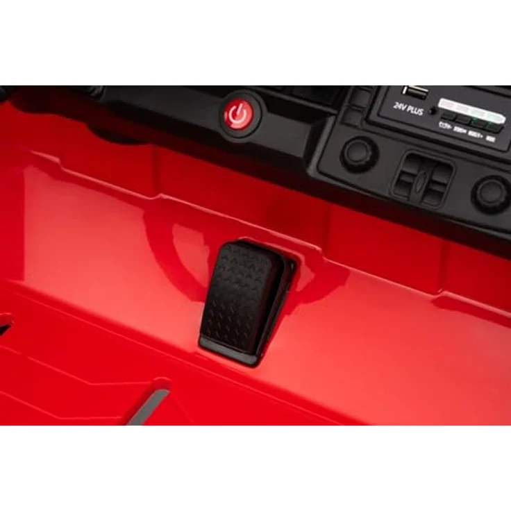 RIRICAR Elektrisches Kinderauto Beneo Motors OFFRIDE 4x4² Zweisitzer 12V, rosa, MP3-Player mit USB/AUX, Lithium-Akku, große EVA-Räder, Hinterradfederung, Fernbedienung, LED-Lichter – Bild 2