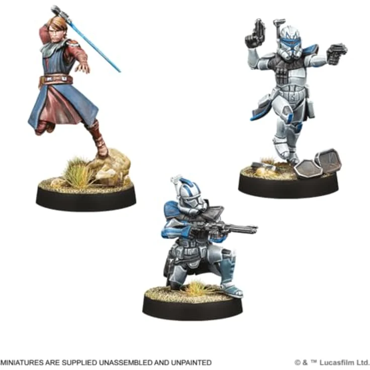 Atomic Mass Games Star Wars Legion Heroes of the Clone Army, Erweiterung mit Anakin Skywalker, Obi-Wan Kenobi und Klon-Captain Rex als Commander, für das Miniaturenspiel Star Wars™: Legion – Bild 6