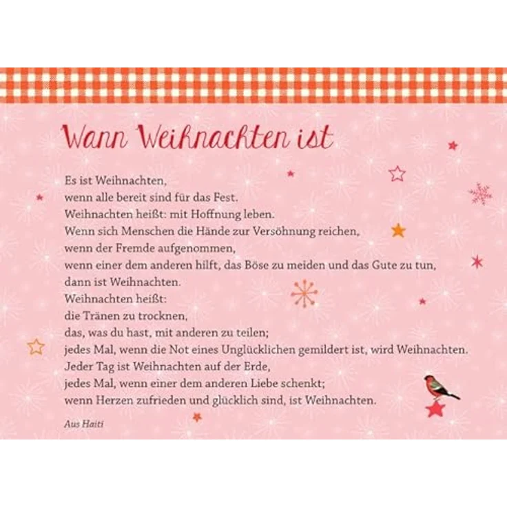Kaufmann O du fröhliche Weihnachtszeit, Nostalgischer Adventskalender im Buchformat, 48 Seiten, Deutsch – Bild 5