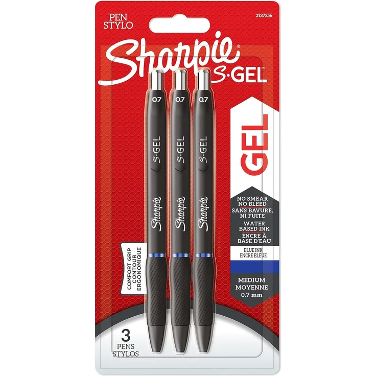 Parker Jotter-Gelschreiber | Edelstahl mit Goldzierteilen | mittlere Schreibspitze (0,7 mm) | schwarze Tinte | Blister-Verpackung