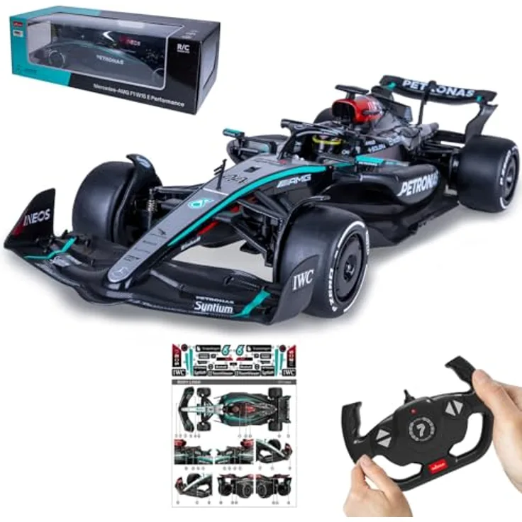 Schwarz Kitchen Mercedes-AMG F1 W15 E Performance, RC-Auto 1:12, detailgetreu, schwarz, 2,4GHz