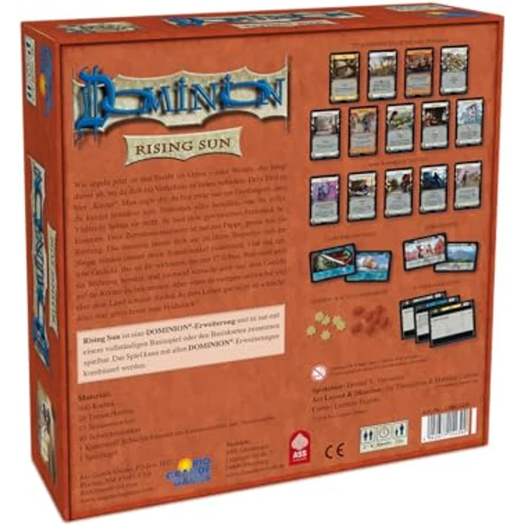Rio Grande Games Dominion - Rising Sun, Kartenspiel mit 300 neuen Karten und separater Sammlerbox – Bild 3