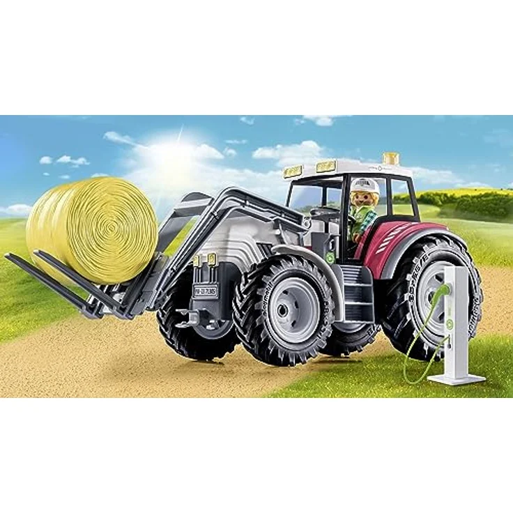 Playmobil® Großer Traktor (71305), Country Konstruktions-Spielset, (31 St), teilweise aus recyceltem Material, Made in Germany – Bild 3