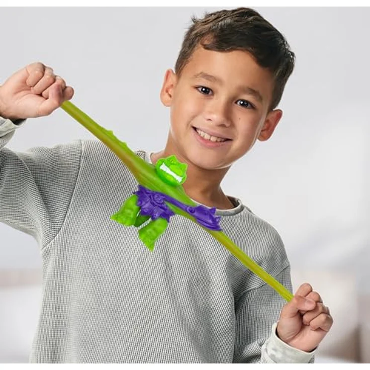 Heroes of Goo Jit Zu Stretch Striker Helden-Packung, Dehnbare Actionfigur Rock Jaw, elastische Füllung, bis zu 3-fache Größe dehnbar, Sammelset mit 5 Figuren – Bild 3