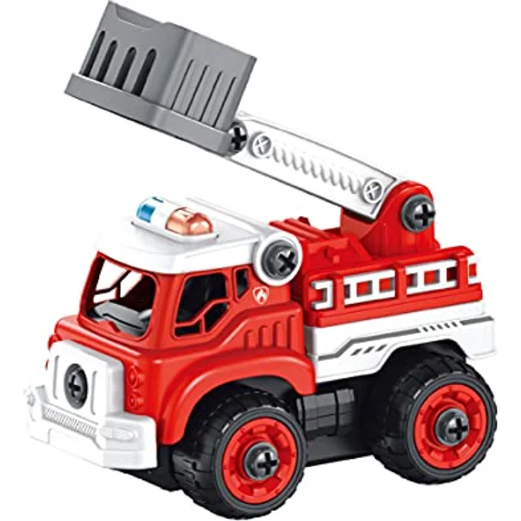 BUKI 9022 Feuerwehrauto RC, Spielzeugauto für Kinder, mit Funksteuerung und Schritt-für-Schritt-Anleitung, ab 3 Jahren – Bild 4