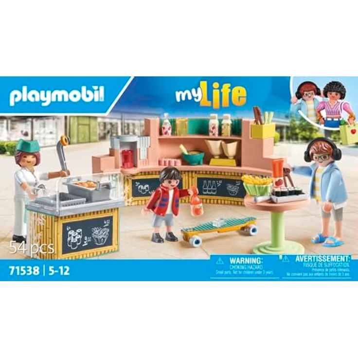 Playmobil® Konstruktions-Spielset Food Lounge (71538), My Life, (54 St), Made in Europe - Preisvergleich – Bild 4