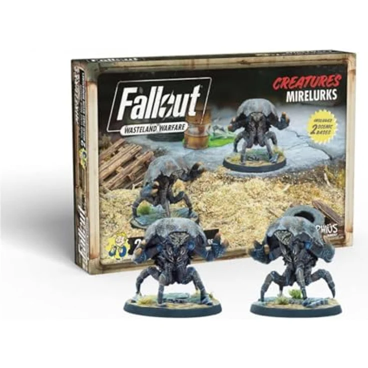 Modiphius Entertainment | Fallout Wasteland Warfare | Creatures: Mirelurks | High-Quality Resin Miniatures | Unpainted – Bild 1