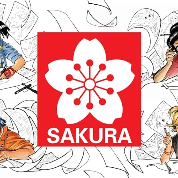 Sakura Pigma Micron Fineliner-Set, schwarz, 6 St. mit dokumentenechten, wasserfesten Tinten in 6 Spitzenbreiten von 0,2 bis 0,5 mm – Bild 7