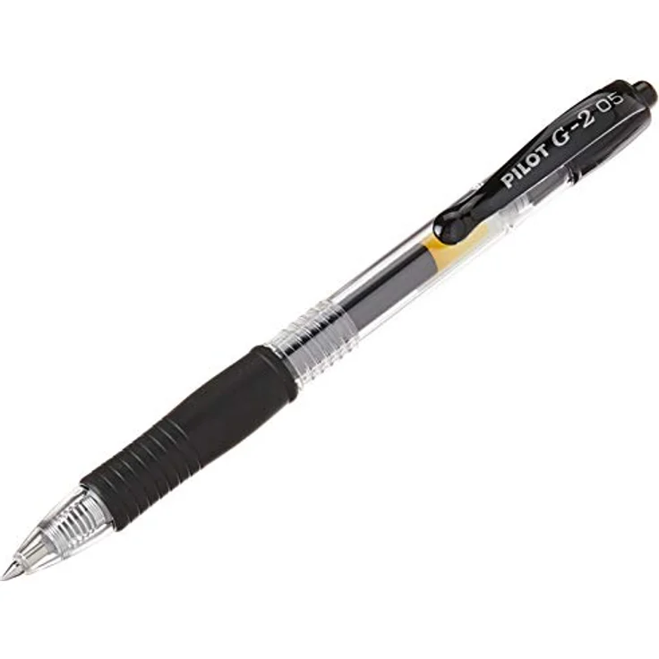 Pilot G2, Schreibstift, automatischer Gelstift, schwarz, BL G2 5 B (1 x) – Bild 1