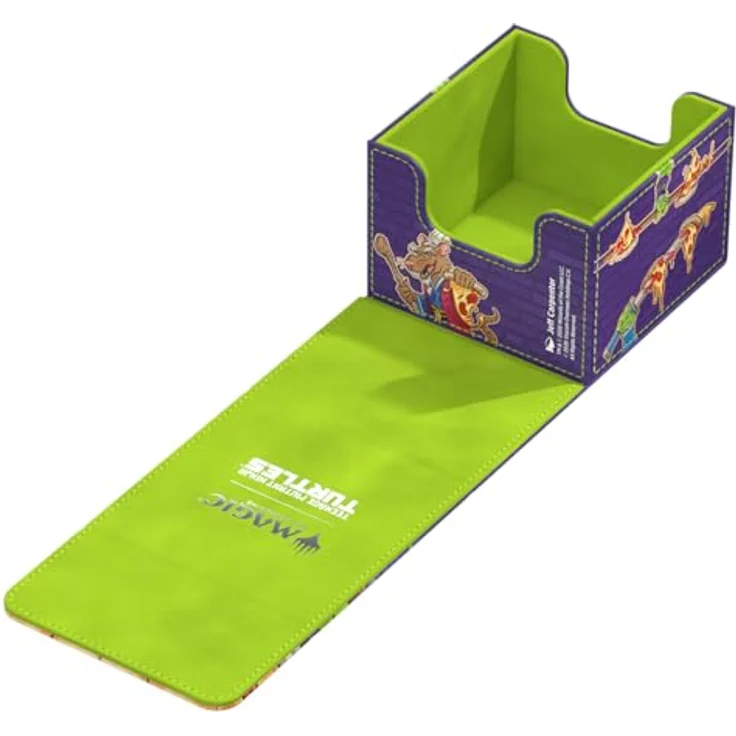 Ultimate Guard Sidewinder 133+ Xenoskin, Deckbox für Magic: The Gathering im Teenage Mutant Ninja Turtles Pizza Box Design, 133 Karten Kapazität, robustes Material – Bild 7
