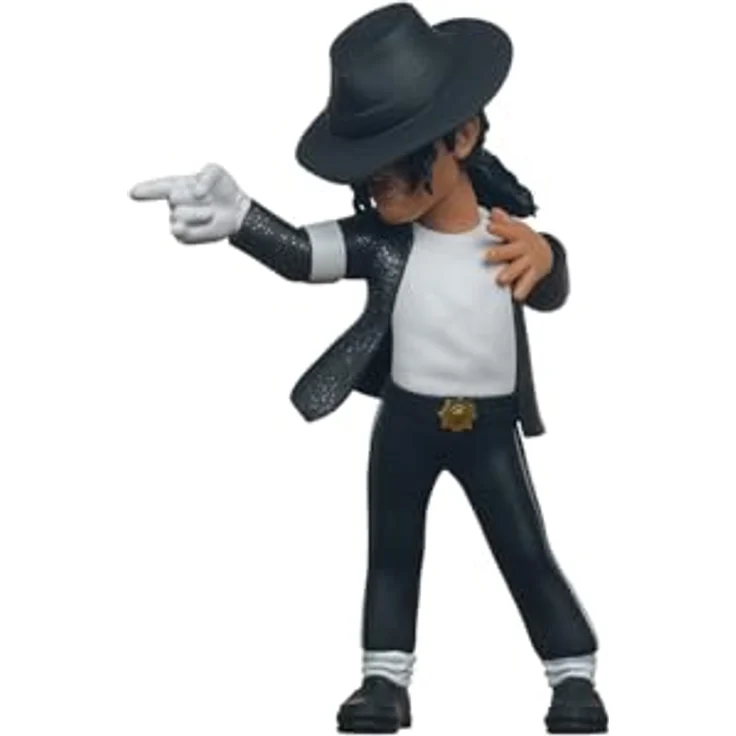 MINIX Music #117 Michael Jackson Billie Jean, Sammelfigur aus PVC, 12 cm, offiziell lizenziert in Ausstellungsbox – Bild 3