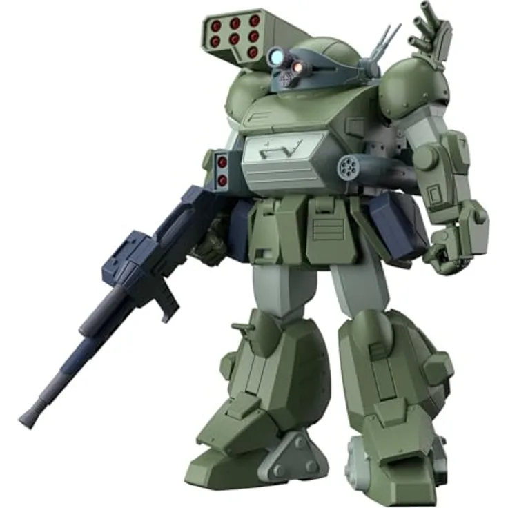 Bandai Hobby HG Scopedog Turbo Custom, Modellbausatz High Grade, 1/20 Maßstab, bewegliche Actionfigur mit schweren Waffen, einfache Montage