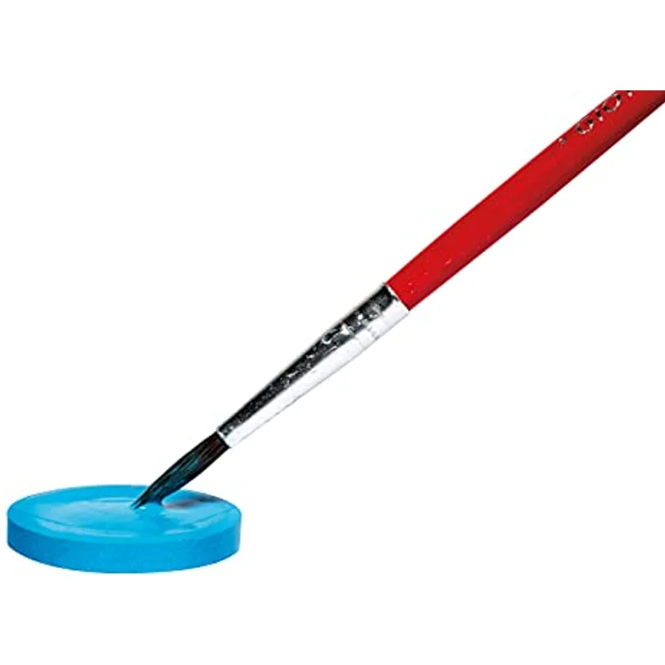 GIOTTO 3512 00 Wassermalkasten, 12 leuchtende Farben mit Synthetikpinsel und Wasserumlauf – Bild 5