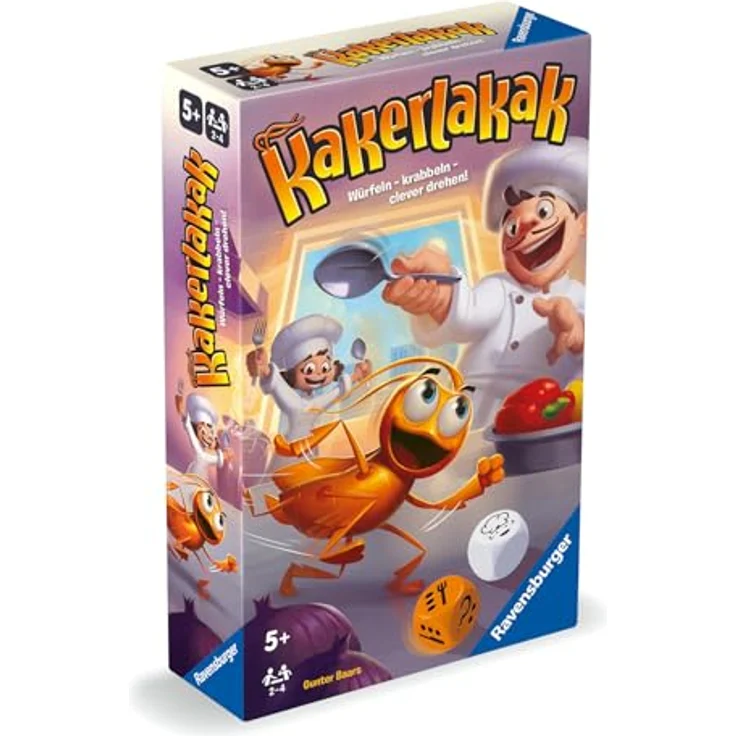 Ravensburger Kakerlakak 22446, Mitbringspiel für 2-4 Personen, kompaktes Reisespiel für Kinder ab 5 Jahren – Bild 5