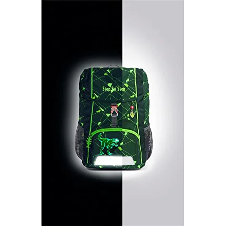 Step by Step KID SHINE Kinderrucksack-Set Dino Night Tyro – Bild 2