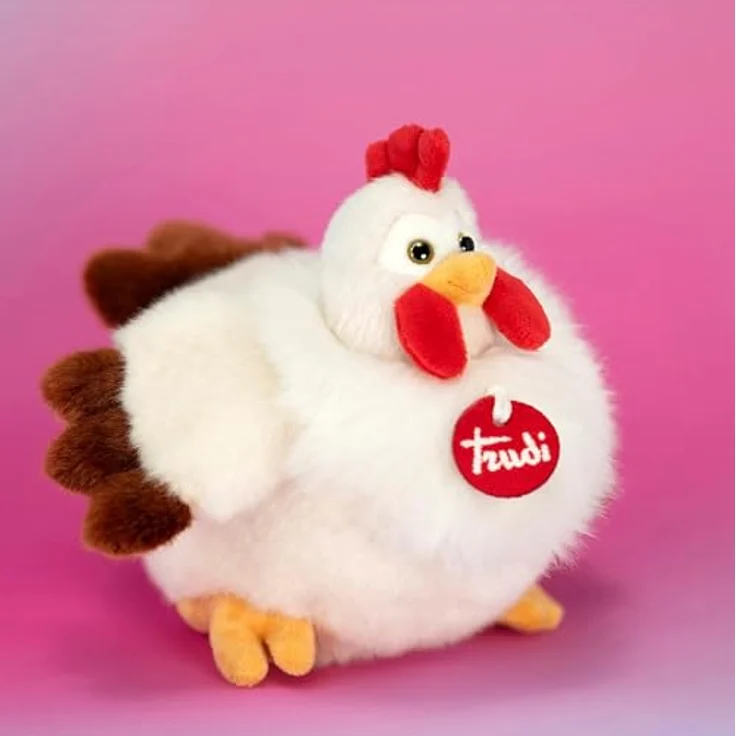 Trudi Daisy Gallina, Plüsch Henne S 18x19x21 cm, hochwertiges Kuscheltier aus feuerhemmendem Polyester, waschbar, ideales Geschenk für Kinder und Erwachsene – Bild 5
